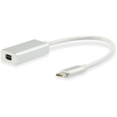 Equip USB typ C konektor na Mini Displayport zdířka A 0,15 m Equip USB typ C konektor na Mini Displayport zdířka A 0,15 m