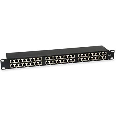 Equip Patchpanel 48x RJ45 Cat6 19" 1HE šedý Equip Patchpanel 48x RJ45 Cat6 19" 1HE šedý