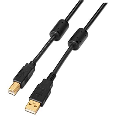 AISENS A101-0011 Druckerkabel USB 2.0, 5 m, Schwarz AISENS A101-0011 Druckerkabel USB 2.0, 5 m, Schwarz