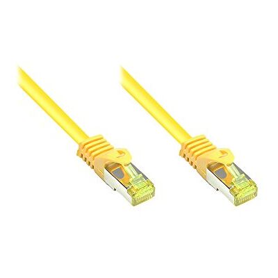 Good Connections RJ45 Ethernet LAN propojovací kabel s Cat. 7 surový kabel a ochrana nosní dutiny RNS, S/FTP, PiMF, bez halogenů, 500 MHz, OFC, 10 gigabitů (10/100/1000/10000-Base-T Ethernet sítě) – Good Connections RJ45 Ethernet LAN propojovací kabel s Cat. 7 surový kabel a ochrana nosní dutiny RNS, S/FTP, PiMF, bez halogenů, 500 MHz, OFC, 10 gigabitů (10/100/1000/10000-Base-T Ethernet sítě) –