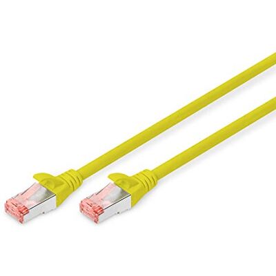 Digitus LAN kabel Cat 6 10 m RJ45 síťový kabel nádobí S/FTP kompatibilní s Cat 6A & Cat 7 žlutý Digitus LAN kabel Cat 6 10 m RJ45 síťový kabel nádobí S/FTP kompatibilní s Cat 6A & Cat 7 žlutý