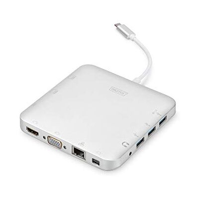 Digitus DA-70863 dokovací stanice USB-C VGA, Mini DP GigE Digitus DA-70863 dokovací stanice USB-C VGA, Mini DP GigE