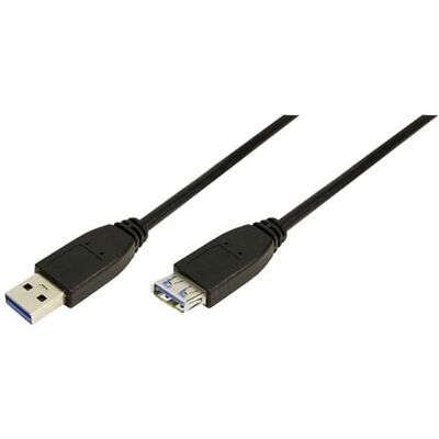 LogiLink CU0042 – USB 3.0 prodlužovací kabel, USB-A (konektor) na USB-A (zdířka), 2,00 m LogiLink CU0042 – USB 3.0 prodlužovací kabel, USB-A (konektor) na USB-A (zdířka), 2,00 m