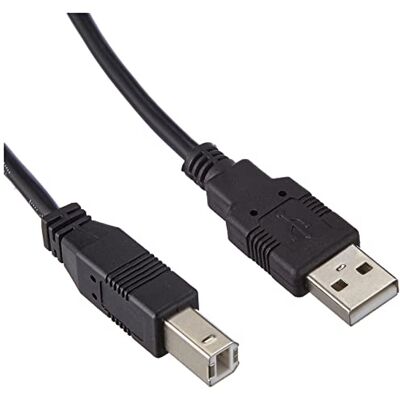 AISENS A101 – 0006 – 1.8 m USB 2.0 Drucker Kabel, Schwarz AISENS A101 – 0006 – 1.8 m USB 2.0 Drucker Kabel, Schwarz