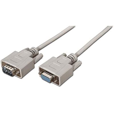 AISENS A112-0065 RS232-Kabel 1,8 m für Kommunikationsgeräte mit Serienanschluss, Beige AISENS A112-0065 RS232-Kabel 1,8 m für Kommunikationsgeräte mit Serienanschluss, Beige