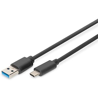 Digitus USB 3.2 Gen1 připojovací kabel 1.0 m USB A (St) na USB C (St) 5 Gbit/s spojovací kabel blister černý Digitus USB 3.2 Gen1 připojovací kabel 1.0 m USB A (St) na USB C (St) 5 Gbit/s spojovací kabel blister černý