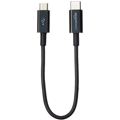 Amazon Basics USB-C na Micro USB 2. 0 Cable pro Smartphone- 15. 2 cm, černý Amazon Basics USB-C na Micro USB 2. 0 Cable pro Smartphone- 15. 2 cm, černý