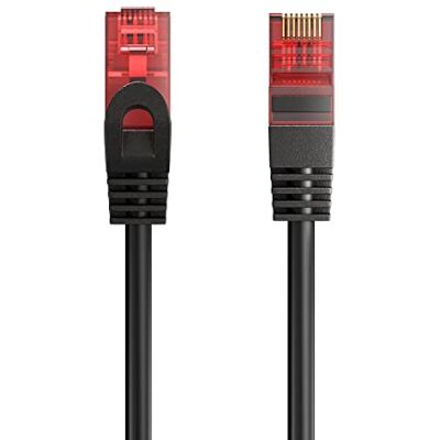 Ewent Ethernet propojovací kabel kategorie 6 U/UTP, přenos až 1 Gb, AWG 26/7, se dvěma konektory RJ45. Ideální pro přenos optických vláken se sítěmi Gigabit/LAN, 5 m, černý Ewent Ethernet propojovací kabel kategorie 6 U/UTP, přenos až 1 Gb, AWG 26/7, se dvěma konektory RJ45. Ideální pro přenos optických vláken se sítěmi Gigabit/LAN, 5 m, černý