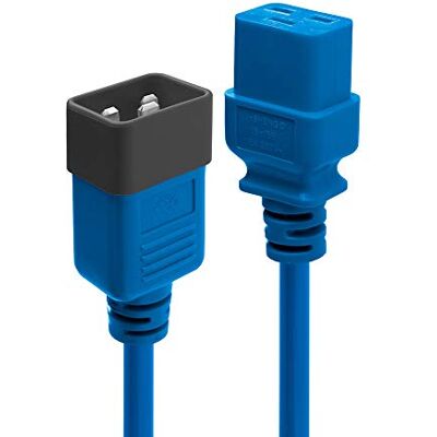 LINDY 30121 2m IEC-Verlängerunskabel, blau LINDY 30121 2m IEC-Verlängerunskabel, blau