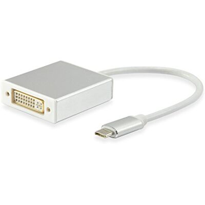 Equip USB Typ C Stecker auf DVI-I Dual Link Buchse Adapter Equip USB Typ C Stecker auf DVI-I Dual Link Buchse Adapter