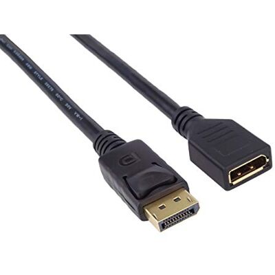 PremiumCord DisplayPort prodlužovací kabel M/F 2 m, až 10,8 Gbps, kompatibilní s Video Full HD 1080p, HDCP, černý kportmf1-02, 2 m PremiumCord DisplayPort prodlužovací kabel M/F 2 m, až 10,8 Gbps, kompatibilní s Video Full HD 1080p, HDCP, černý kportmf1-02, 2 m