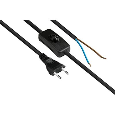 Good Connections Síťový kabel EURO 1,5 m Euro zástrčka typ C, černá Good Connections Síťový kabel EURO 1,5 m Euro zástrčka typ C, černá