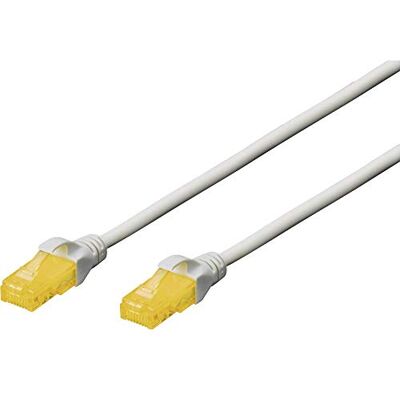 Digitus LAN kabel Cat 6A – 2 m – U/UTP nestíněný – šedý 10 Gbit/s – PoE+ – AWG 26/7 – LSZH – RJ45 síťový kabel Patchkabel – kompatibilní s Cat 6 a Cat 7 Digitus LAN kabel Cat 6A – 2 m – U/UTP nestíněný – šedý 10 Gbit/s – PoE+ – AWG 26/7 – LSZH – RJ45 síťový kabel Patchkabel – kompatibilní s Cat 6 a Cat 7