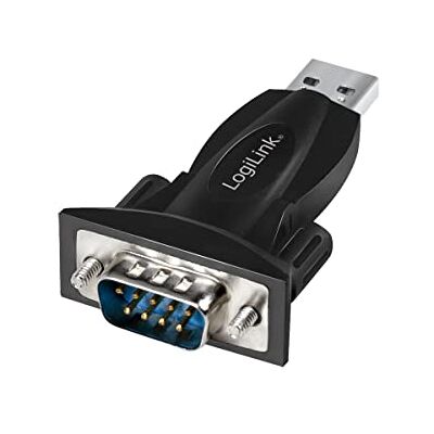 LogiLink AU0034 USB 2. 0 adaptér, USB-A (konektor) k DB9 (RS232 zástrčka), aktivní adaptér s čipovou sadou: FT232+SP213 LogiLink AU0034 USB 2. 0 adaptér, USB-A (konektor) k DB9 (RS232 zástrčka), aktivní adaptér s čipovou sadou: FT232+SP213