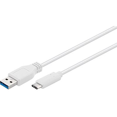 goobay 67188 SuperSpeed 3. 1 USB C -> USB 3.0 (typ A) nabíjecí kabel, datový kabel, podpora nabíjení a synchronizace, 3násobně stíněný, 1m, bílý goobay 67188 SuperSpeed 3. 1 USB C -> USB 3.0 (typ A) nabíjecí kabel, datový kabel, podpora nabíjení a synchronizace, 3násobně stíněný, 1m, bílý