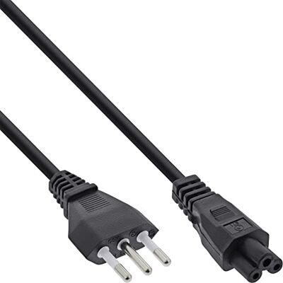 InLine 16656S síťový kabel pro notebook, Itálii, 3pólová spojka, 2 m InLine 16656S síťový kabel pro notebook, Itálii, 3pólová spojka, 2 m