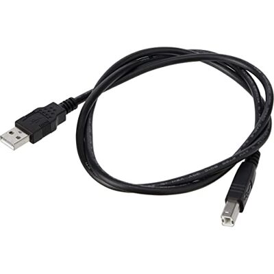 C2G Kabel USB tiskárny, USB 2. 0 A na kabel B. Kompatibilní s tiskárnami a skenery HP, Epson, Brother, Samsung, Cannon a všemi ostatními zařízeními USB A/B (1 m, černá) C2G Kabel USB tiskárny, USB 2. 0 A na kabel B. Kompatibilní s tiskárnami a skenery HP, Epson, Brother, Samsung, Cannon a všemi ostatními zařízeními USB A/B (1 m, černá)