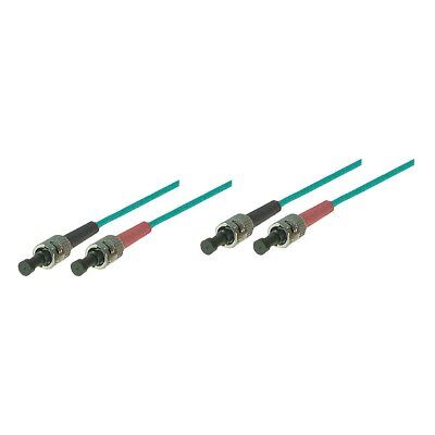 Good Connections Patchkabel LWL Duplex OM3 (Multimode, 50/125) ST/ST, 1m, ® Good Connections Patchkabel LWL Duplex OM3 (Multimode, 50/125) ST/ST, 1m, ®
