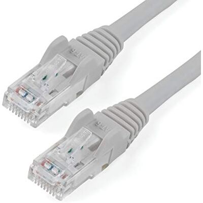 StarTech.com 50cm Cat6 Gigabit Snagless Patchkabel RJ45 UTP síťový kabel s ochrannou manžetou Cat 6 kabel šedý StarTech.com 50cm Cat6 Gigabit Snagless Patchkabel RJ45 UTP síťový kabel s ochrannou manžetou Cat 6 kabel šedý