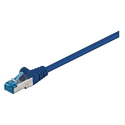 Goobay 94130 RJ45 propojovací kabel CAT 6A S/FTP PiMF / 500 MHz síťový kabel / měď internetový kabel bez halogenů / RJ 45 konektor / LAN kabel / modrá / 0,25 m Goobay 94130 RJ45 propojovací kabel CAT 6A S/FTP PiMF / 500 MHz síťový kabel / měď internetový kabel bez halogenů / RJ 45 konektor / LAN kabel / modrá / 0,25 m