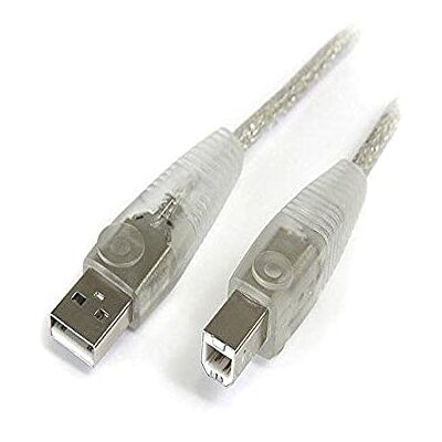 StarTech.com USB2HAB10T transparentes USB 2.0-Kabel – A auf B – USB-Kabel – USB (M) auf USB Typ B (M) – USB 0,6 – 3 m – geformt – transparent StarTech.com USB2HAB10T transparentes USB 2.0-Kabel – A auf B – USB-Kabel – USB (M) auf USB Typ B (M) – USB 0,6 – 3 m – geformt – transparent