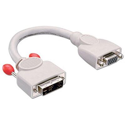 LINDY 41222 DVI-A konektor na VGA spojku adaptér šedý LINDY 41222 DVI-A konektor na VGA spojku adaptér šedý