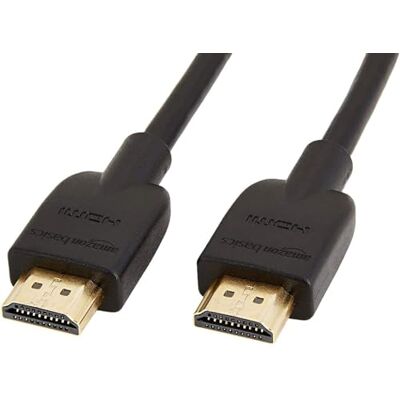 Amazon Basics 4K HDMI kabel, 0,9 m, 18 Gbit/s Highspeed s Ethernetem, 4K@60Hz, 2160p, 2 kusy, černý Amazon Basics 4K HDMI kabel, 0,9 m, 18 Gbit/s Highspeed s Ethernetem, 4K@60Hz, 2160p, 2 kusy, černý