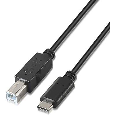 AISENS A107 – 0054 USB 2.0 Drucker Kabel 3 A, 2 m, schwarz AISENS A107 – 0054 USB 2.0 Drucker Kabel 3 A, 2 m, schwarz