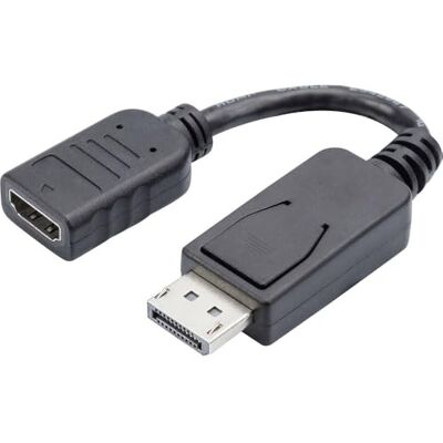 Digitus DisplayPort adaptér – DP k HDMI – FullHD 1080p 60Hz Displayport 1.1a – DP++ Dual-Mode – Plug & Play – grafický adaptér – video konvertor – černý Digitus DisplayPort adaptér – DP k HDMI – FullHD 1080p 60Hz Displayport 1.1a – DP++ Dual-Mode – Plug & Play – grafický adaptér – video konvertor – černý