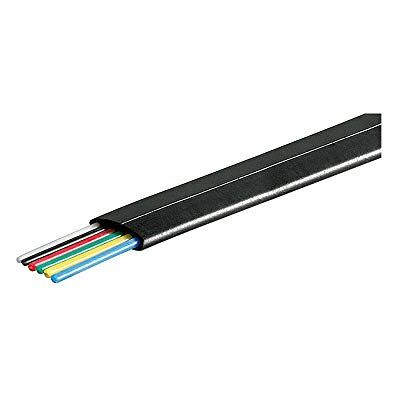 Goobay Wentronic 6 adrig Telefonflach-Kabel 100 m Spule schwarz/schwarz Goobay Wentronic 6 adrig Telefonflach-Kabel 100 m Spule schwarz/schwarz