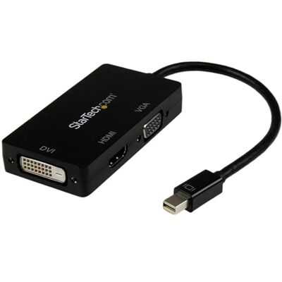 StarTech.com StarTech. com MDP2VGDVHD Mini DisplayPort adaptér (1920 x 1200/1080p, cestovní adaptér, mDP na VGA, HDMI nebo DVI, 3 v 1 mDP konvertor) StarTech.com StarTech. com MDP2VGDVHD Mini DisplayPort adaptér (1920 x 1200/1080p, cestovní adaptér, mDP na VGA, HDMI nebo DVI, 3 v 1 mDP konvertor)