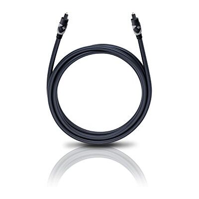 OEHLBACH Easy Connect Opto 150 Optický digitální kabel s konektorem Toslink vhodný pro soundbar, Blu-Ray Player & PS4-1,5 m černý/šedý OEHLBACH Easy Connect Opto 150 Optický digitální kabel s konektorem Toslink vhodný pro soundbar, Blu-Ray Player & PS4-1,5 m černý/šedý