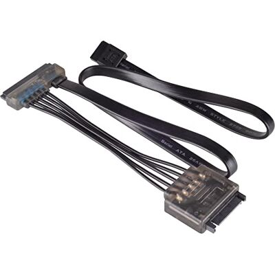 Silverstone SST-CP13 kabel adaptéru 15 Pin SATA napájecí přípojka + 7pin standardní datová přípojka k 22pinové proudové a datové přípojce, s 470uF kondenzátorem a kontrolní LED diodou Silverstone SST-CP13 kabel adaptéru 15 Pin SATA napájecí přípojka + 7pin standardní datová přípojka k 22pinové proudové a datové přípojce, s 470uF kondenzátorem a kontrolní LED diodou