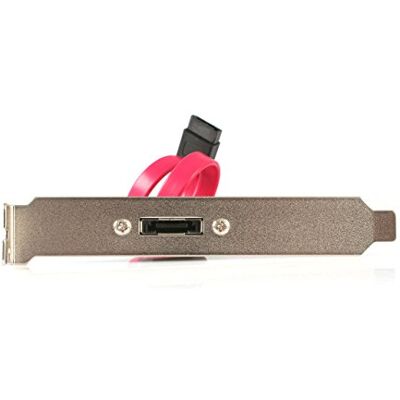 StarTech 30 cm 1-Port SATA na eSATA plech (ESATAPLATE1) Adaptér, sériové specifikace ATA II, interní na externím panelu, příslušenství serveru StarTech 30 cm 1-Port SATA na eSATA plech (ESATAPLATE1) Adaptér, sériové specifikace ATA II, interní na externím panelu, příslušenství serveru