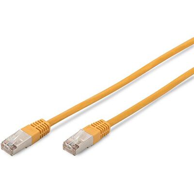 Digitus Patch-Kabel Cat-5e 5m SF-UTP Stínění měděná žíla PVC plášť síťový kabel žlutý, Cat-5e 5 m Digitus Patch-Kabel Cat-5e 5m SF-UTP Stínění měděná žíla PVC plášť síťový kabel žlutý, Cat-5e 5 m