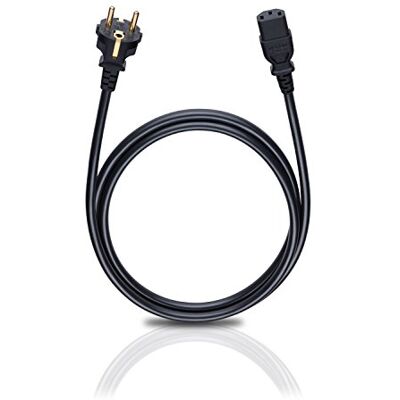 OEHLBACH Powercord C13 / 500 síťový kabel se zástrčkou Schuko a spojkou pro studená zařízení testováno VDE, vysoce flexibilní, vynikající bezpečnost kontaktu 5 m černý OEHLBACH Powercord C13 / 500 síťový kabel se zástrčkou Schuko a spojkou pro studená zařízení testováno VDE, vysoce flexibilní, vynikající bezpečnost kontaktu 5 m černý