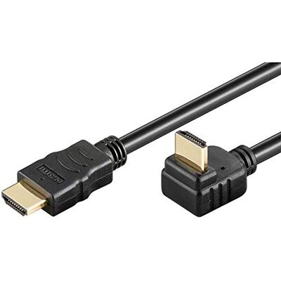 PremiumCord High Speed HDMI kabel s Ethernet, pozlacený 270 °, 1 m PremiumCord High Speed HDMI kabel s Ethernet, pozlacený 270 °, 1 m