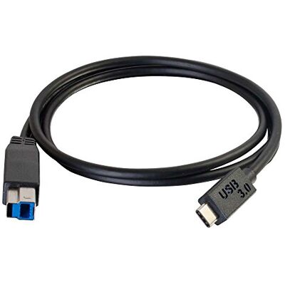 C2G 3M USB C kabel tiskárny na B 3.0 (3.1 Gen 1) C na B kabel. Kompatibilní s tiskárnami a skenery HP, Epson, Brother, Samsung, Cannon a všemi ostatními zařízeními USBC/B C2G 3M USB C kabel tiskárny na B 3.0 (3.1 Gen 1) C na B kabel. Kompatibilní s tiskárnami a skenery HP, Epson, Brother, Samsung, Cannon a všemi ostatními zařízeními USBC/B