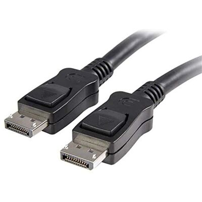 StarTech.com 30cm DisplayPort 1.2 Kabel mit Verriegelung (Stecker/Stecker), DP 4k Audio- / Videokabel Kabel, Schwarz StarTech.com 30cm DisplayPort 1.2 Kabel mit Verriegelung (Stecker/Stecker), DP 4k Audio- / Videokabel Kabel, Schwarz