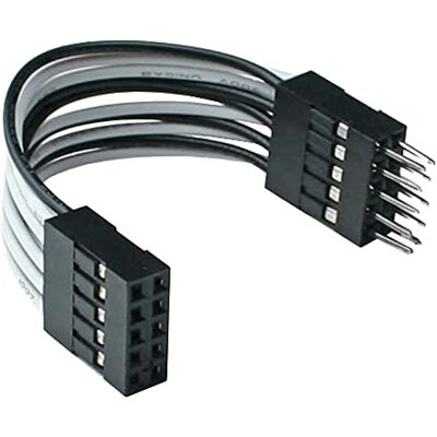 InLine 33440K USB 2. 0 prodloužení, interní, 2x 5pólový konektor sloupku na zdířku sloupku, 5 cm InLine 33440K USB 2. 0 prodloužení, interní, 2x 5pólový konektor sloupku na zdířku sloupku, 5 cm