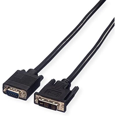Value DVI-VGA kabel, DVI (12+5) ST VGA ST, 2 m Value DVI-VGA kabel, DVI (12+5) ST VGA ST, 2 m