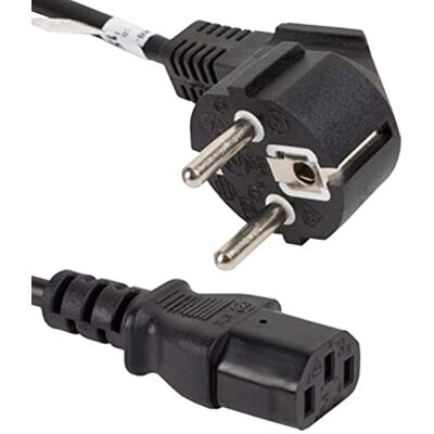 Lanberg CA-C13C-11CC-0018-BK CEE 7/7 Shuko-Stecker auf Iec 320 C13 Buchse Netzkabel VDE, 1,8m schwarz Lanberg CA-C13C-11CC-0018-BK CEE 7/7 Shuko-Stecker auf Iec 320 C13 Buchse Netzkabel VDE, 1,8m schwarz