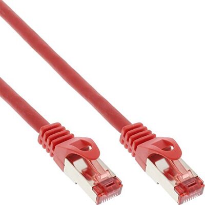 InLine 76455R S/FTP patch kabel (250MHz, PVC, měď, 50 m) červený InLine 76455R S/FTP patch kabel (250MHz, PVC, měď, 50 m) červený