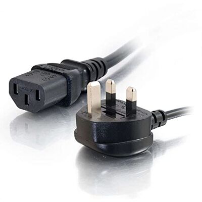 C2G 1 metr UK síťový kabel (IEC320C13 podle BS 1363) 3 stopy kabel k rychlovarné konvici/síťový kabel 88512 C2G 1 metr UK síťový kabel (IEC320C13 podle BS 1363) 3 stopy kabel k rychlovarné konvici/síťový kabel 88512