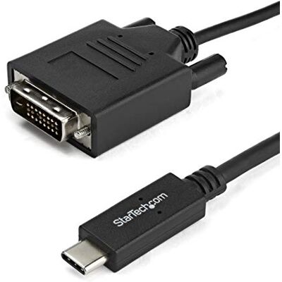 StarTech.com USB-C auf DVI Adapterkabel USB Typ-C auf DVI Konverter / Adapter 1m 1920x1200 StarTech.com USB-C auf DVI Adapterkabel USB Typ-C auf DVI Konverter / Adapter 1m 1920x1200