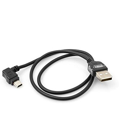 SYSTEM-S 50 cm Links gewinkelt Mini USB Kabel 90 Grad Winkelstecker Datenkabel Ladekabel SYSTEM-S 50 cm Links gewinkelt Mini USB Kabel 90 Grad Winkelstecker Datenkabel Ladekabel
