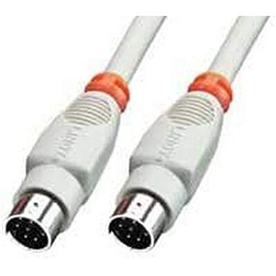 LINDY 8 pol. Mini DIN Kabel St/St 2m, 31532 LINDY 8 pol. Mini DIN Kabel St/St 2m, 31532