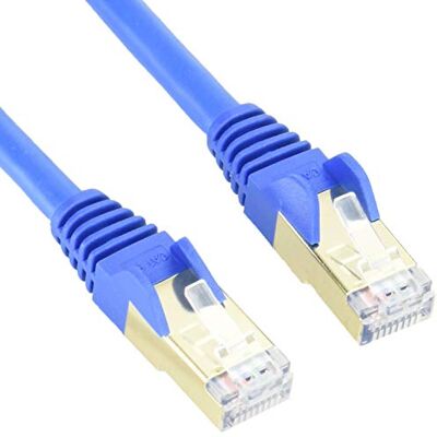 StarTech.com 1m Cat6a Ethernet Kabel, geschirmt (STP), Cat6a Netzwerkkabel, Cat6a Patchkabel, Cat 6a, Blau StarTech.com 1m Cat6a Ethernet Kabel, geschirmt (STP), Cat6a Netzwerkkabel, Cat6a Patchkabel, Cat 6a, Blau