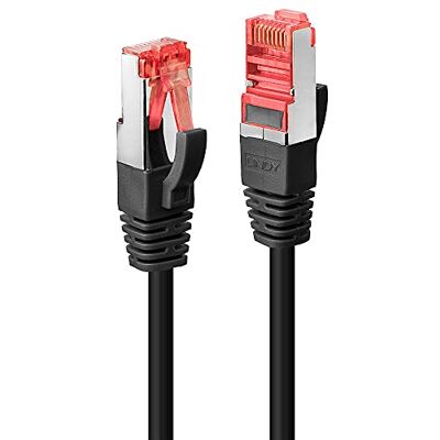 LINDY 47776 0.5m Cat.6 S/FTP Netzwerkkabel, schwarz, 3 Stück LINDY 47776 0.5m Cat.6 S/FTP Netzwerkkabel, schwarz, 3 Stück