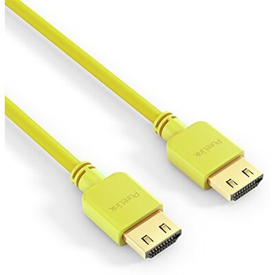 PureLink PI0504-015 High Speed HDMI Verbindungskabel (4K UltraHD (2160p), Ethernet, 18Gbps), 1,50m gelb PureLink PI0504-015 High Speed HDMI Verbindungskabel (4K UltraHD (2160p), Ethernet, 18Gbps), 1,50m gelb
